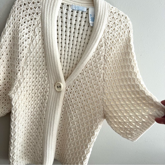 Lizwear size Large by Liz Claiborne one button sweater bolero style grea… - Picture 3 of 9